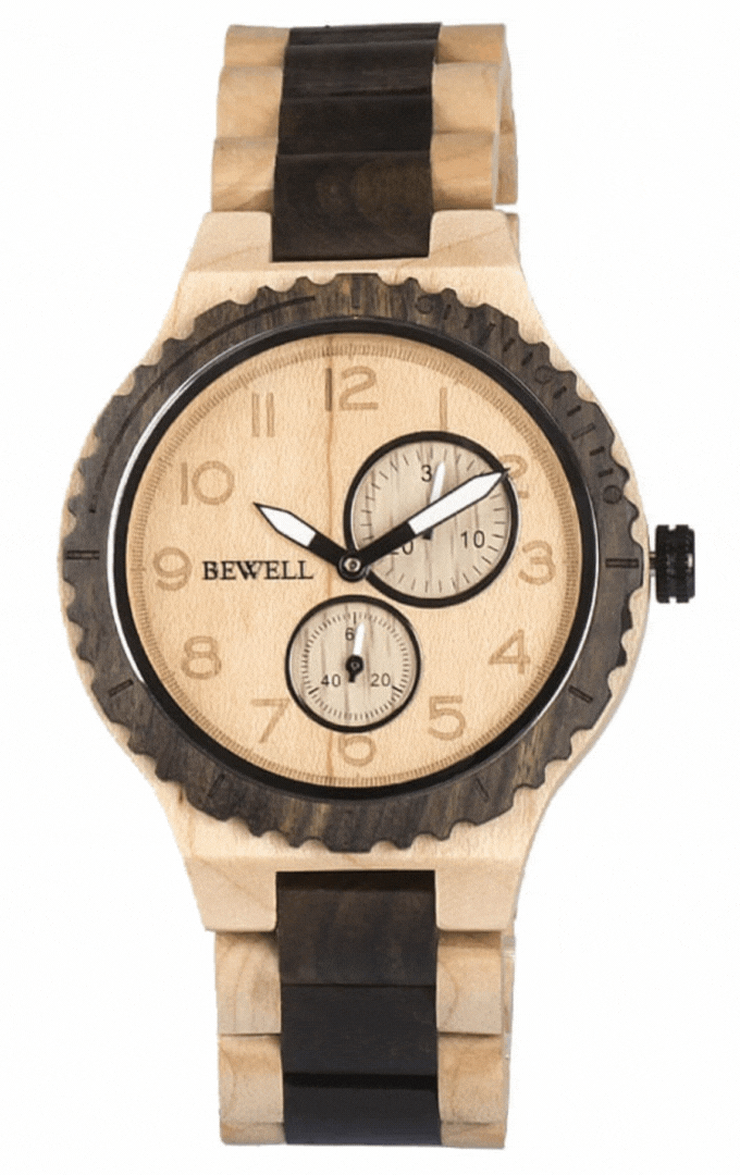 relojes de madera bewell