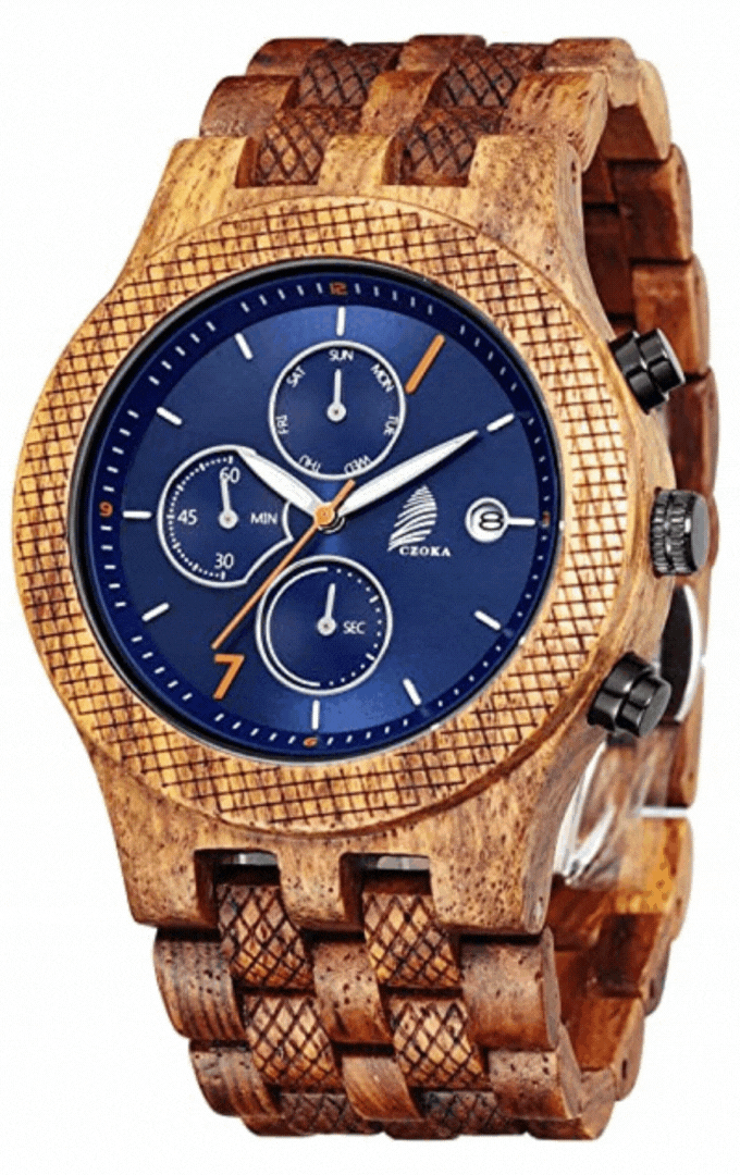 relojes de madera czoka