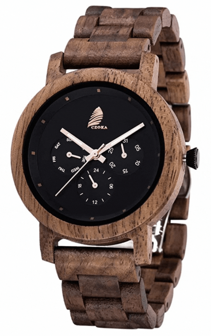 relojes de madera czoka