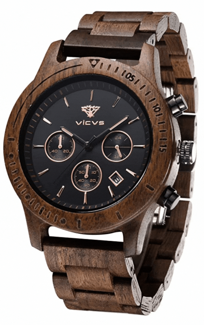 relojes de madera vicvs