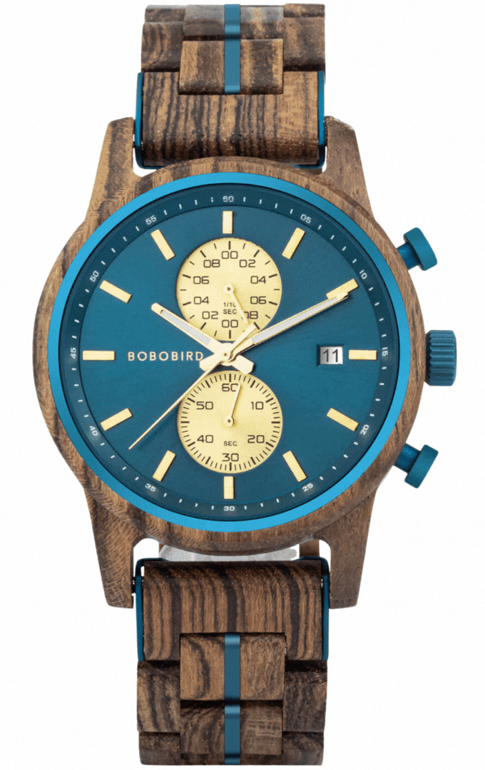 reloj de madera