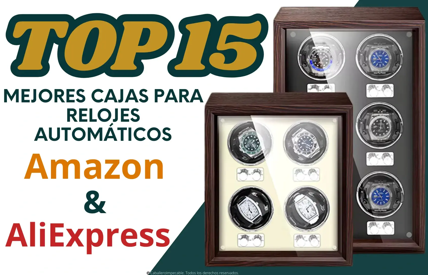 Caja para Relojes Automaticos, cajas para relojes automaticos, caja reloj automático, watch winder